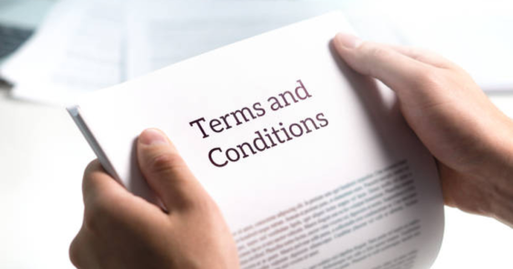 Terms And Conditions