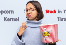 How to Deal with a Popcorn Kernel Stuck in Your Throat?