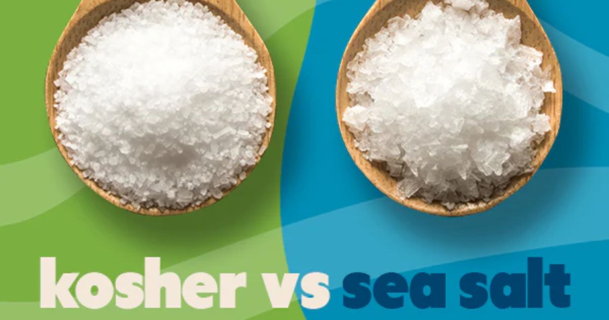 Difference Between Kosher Salt and Sea Salt